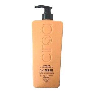CIROA 3 In 1 Bath/Shower Wash Orange & Cedarwood 33.8 FL oz JUMBO EXP 9/25